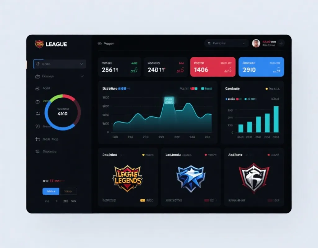 电竞赛事数据分析面板