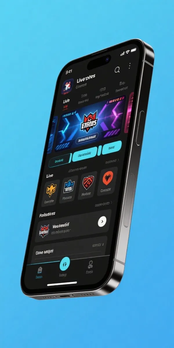 电竞赛事APP界面